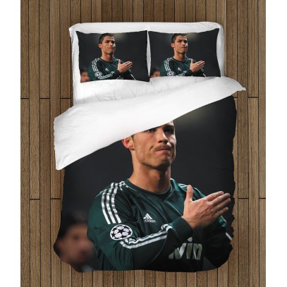 Lenjerie de pat Fotbal Cristiano Ronaldo Dark