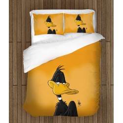 Lenjerie de pat pentru copii cu 3D efect Rățoiul Daffy- Daffy Duck