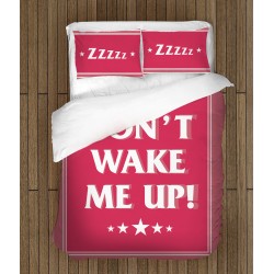 Lenjerie de pat de Artă - Don’t  wake me up