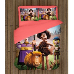 Lenjerie de pat 3D pentru copii - Early Man
