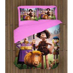 Lenjerie de pat 3D pentru copii - Early Man