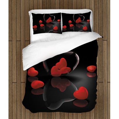 Lenjerie de pat pentru 2 persoane Poveste de dragoste - Love Story