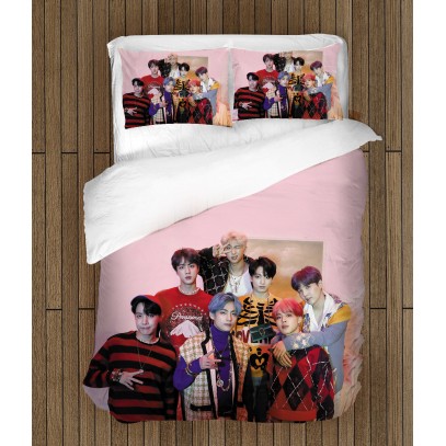 Lenjerie de pat Grupul corean BTS - BTS