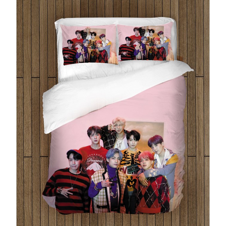Lenjerie de pat Grupul corean BTS - BTS Lenjerie de pat Grupul corean BTS - BTS