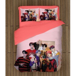 Lenjerie de pat Grupul corean BTS - BTS Lenjerie de pat Grupul corean BTS - BTS