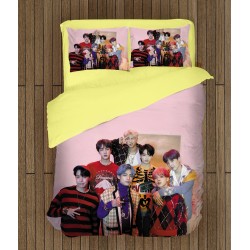 Lenjerie de pat Grupul corean BTS - BTS Lenjerie de pat Grupul corean BTS - BTS