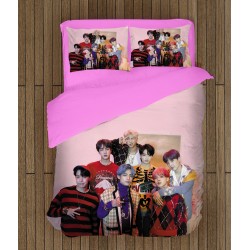 Lenjerie de pat Grupul corean BTS - BTS Lenjerie de pat Grupul corean BTS - BTS