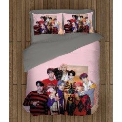 Lenjerie de pat Grupul corean BTS - BTS Lenjerie de pat Grupul corean BTS - BTS