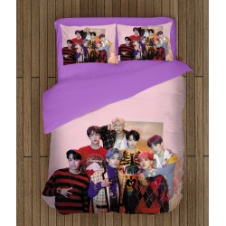 Lenjerie de pat Grupul corean BTS - BTS Lenjerie de pat Grupul corean BTS - BTS
