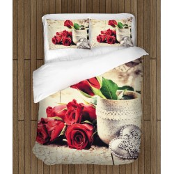 Set de pat romantică Poveste de dragoste - Love Story