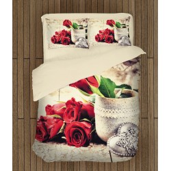 Set de pat romantică Poveste de dragoste - Love Story