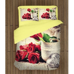 Set de pat romantică Poveste de dragoste - Love Story