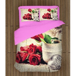 Set de pat romantică Poveste de dragoste - Love Story