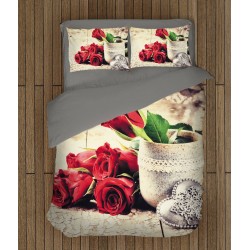 Set de pat romantică Poveste de dragoste - Love Story