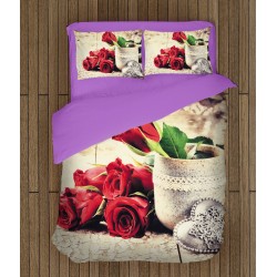 Set de pat romantică Poveste de dragoste - Love Story