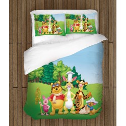 Cearșafuri de pat pentru copii Winnie de Pluș 