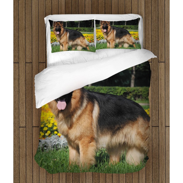 Cearșafuri de pat cu model Câine lup - German Shepherd Dog