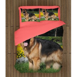 Cearșafuri de pat cu model Câine lup - German Shepherd Dog
