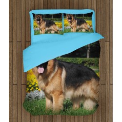 Cearșafuri de pat cu model Câine lup - German Shepherd Dog