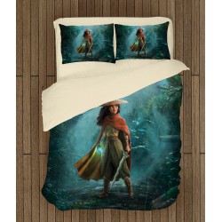 Lenjerie de pat pentru copii 3D Raya și ultimul dragon - Raya And The Last Dragon