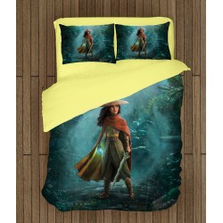 Lenjerie de pat pentru copii 3D Raya și ultimul dragon - Raya And The Last Dragon
