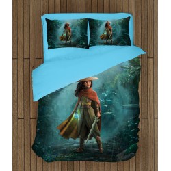 Lenjerie de pat pentru copii 3D Raya și ultimul dragon - Raya And The Last Dragon