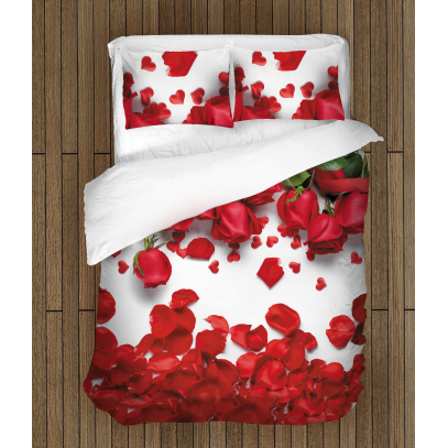 Set cearșafuri de pat cu Trandafiri - Roses
