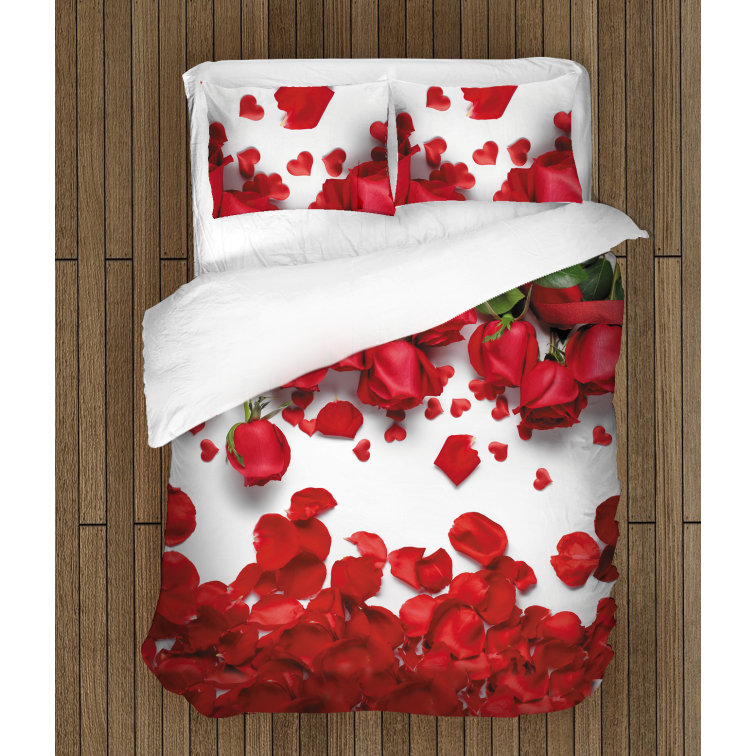 Set cearșafuri de pat cu Trandafiri - Roses
