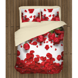 Set cearșafuri de pat cu Trandafiri - Roses