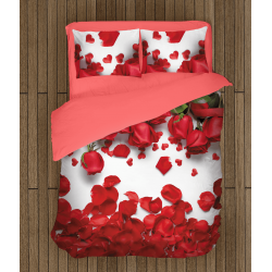 Set cearșafuri de pat cu Trandafiri - Roses
