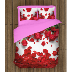 Set cearșafuri de pat cu Trandafiri - Roses