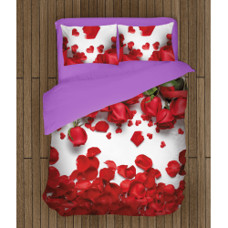 Set cearșafuri de pat cu Trandafiri - Roses