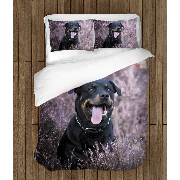 Cearșafuri de pat cu Rottweiler
