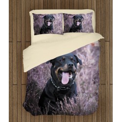 Cearșafuri de pat cu Rottweiler