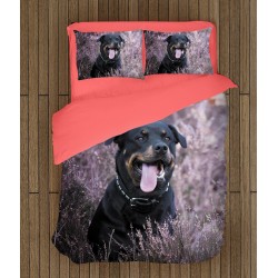Cearșafuri de pat cu Rottweiler