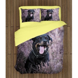 Cearșafuri de pat cu Rottweiler