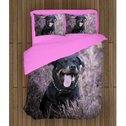Cearșafuri de pat cu Rottweiler