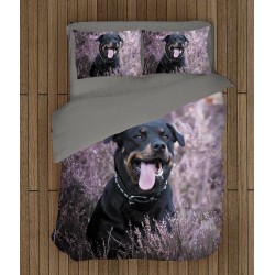 Cearșafuri de pat cu Rottweiler