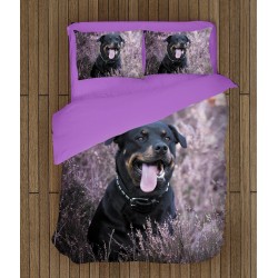 Cearșafuri de pat cu Rottweiler