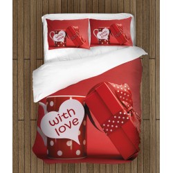 Set de pat de efect Cu iubire - With Love