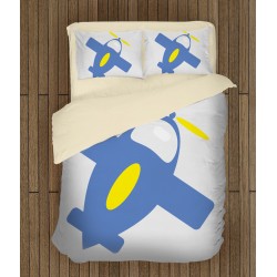Lenjerie de pat pentru copii Avion - Airplane