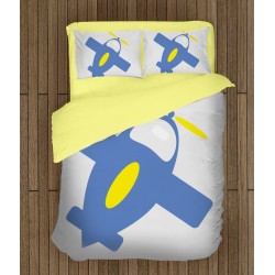 Lenjerie de pat pentru copii Avion - Airplane
