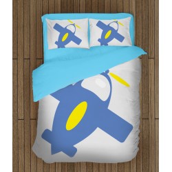 Lenjerie de pat pentru copii Avion - Airplane