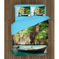 Set cearșafuri temă romantică Thailand Set cearșafuri temă romantică Thailand