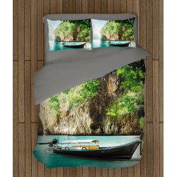 Set cearșafuri temă romantică Thailand Set cearșafuri temă romantică Thailand