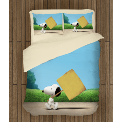 Lenjerie de pat pentru copii Snoopy și Charlie Brown The Peanuts Lenjerie de pat pentru copii Snoopy și Charlie Brown The Peanuts