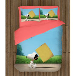 Lenjerie de pat pentru copii Snoopy și Charlie Brown The Peanuts Lenjerie de pat pentru copii Snoopy și Charlie Brown The Peanuts