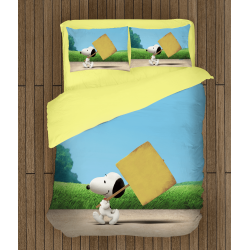 Lenjerie de pat pentru copii Snoopy și Charlie Brown The Peanuts Lenjerie de pat pentru copii Snoopy și Charlie Brown The Peanuts
