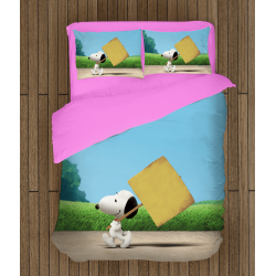 Lenjerie de pat pentru copii Snoopy și Charlie Brown The Peanuts Lenjerie de pat pentru copii Snoopy și Charlie Brown The Peanuts