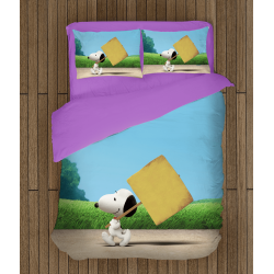 Lenjerie de pat pentru copii Snoopy și Charlie Brown The Peanuts Lenjerie de pat pentru copii Snoopy și Charlie Brown The Peanuts